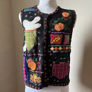 BOO-tique Halloween Ugly Sweater Vest